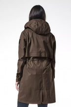 winterjas Yukon Shell dames polyester kaki mt 40