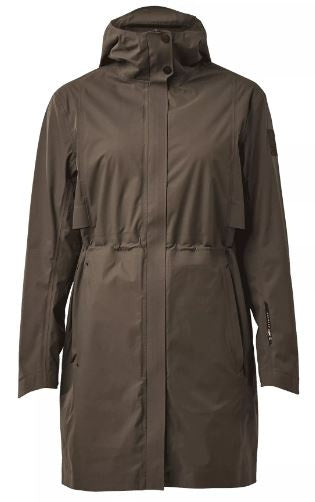 winterjas Yukon Shell dames polyester kaki mt 42