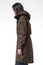 winterjas Yukon Shell dames polyester kaki mt 42