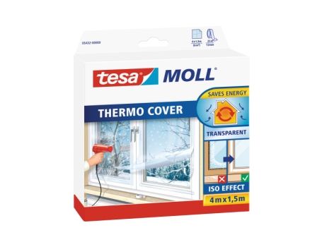 tesa venster isolatiefolie - thermo cover - 4,0m x 1,5m