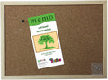 memobord 40 x 60 cm kurk bruin 3-delig