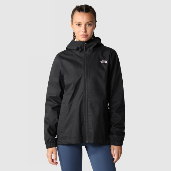 Quest jas met capunchon dames zwart maat M