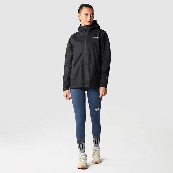 Quest jas met capunchon dames zwart maat S