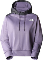 Reaxion fleectrui met capuchon dames paars/grijs maat M