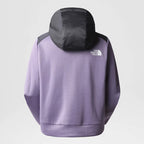 Reaxion fleectrui met capuchon dames paars/grijs maat M