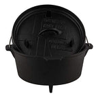 The windmill dutch oven 4,5 qt kookpan (zwart, ø 25.5 cm | 3.8 liter)