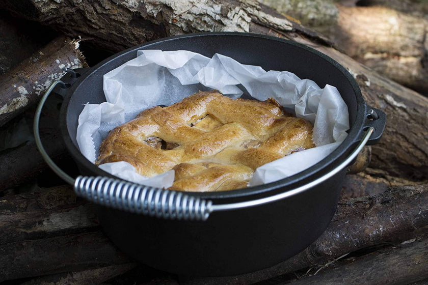 The windmill dutch oven 4,5 qt kookpan (zwart, ø 25.5 cm | 3.8 liter)