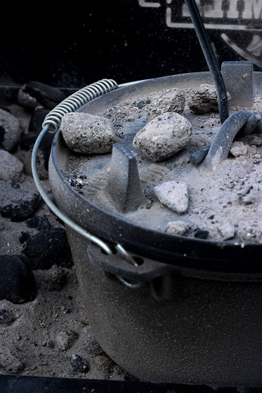 The windmill dutch oven 4,5 qt kookpan (zwart, ø 25.5 cm | 3.8 liter)