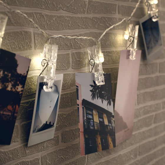lichtsnoer Photo Clips led 213 cm transparant