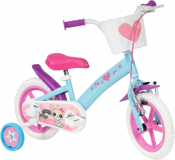 puppies 12 inch 21,5 cm meisjes doortrapper lichtblauw