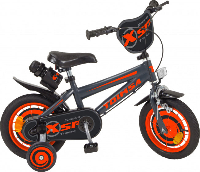 XSP 12 Inch 21,5 cm Jongens Trommelrem Zwart/Rood