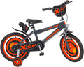 xsp 16 inch 25,4 cm jongens trommelrem zwart rood
