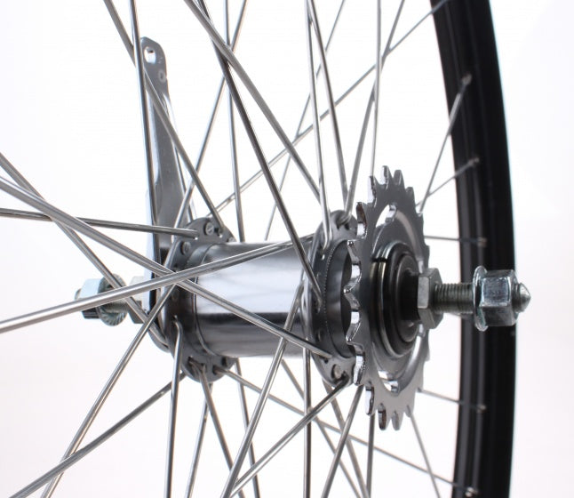 Kgs Achterwiel 28 inch 36G terugtraprem zwart