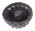 bakvorm donut 6,7 x 7,5 cm siliconen grijs 3 stuks