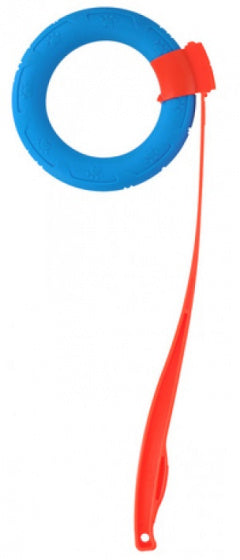 hondenspeelgoed 46 cm blauw/rood