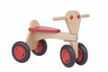 houten loopfiets junior rood