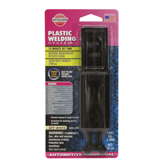 Versachem methacrylaatlijm 25 ml wit zwart
