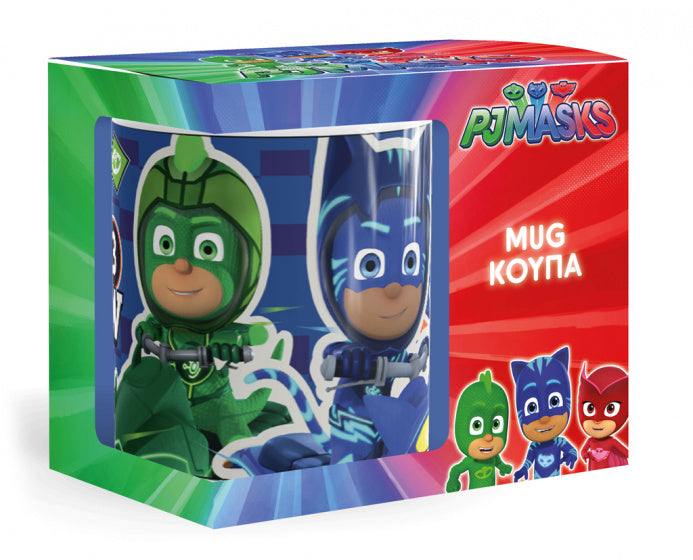 mok Koyna PJ Masks jongens 325 ml keramiek blauw