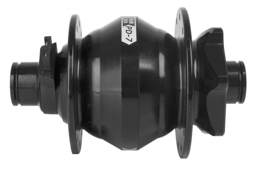 Hi-point Naafdynamo 26-28 inch schijfrem 6V/3W 28G aluminium zwart