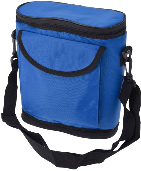 opvouwbare koeltas 28 x 25 cm polyester blauw