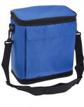 opvouwbare koeltas 36 x 25 cm polyester blauw