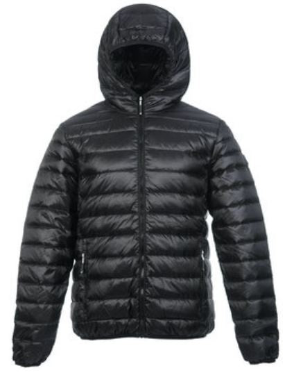 outdoorjas Glasgow heren nylon zwart maat XL