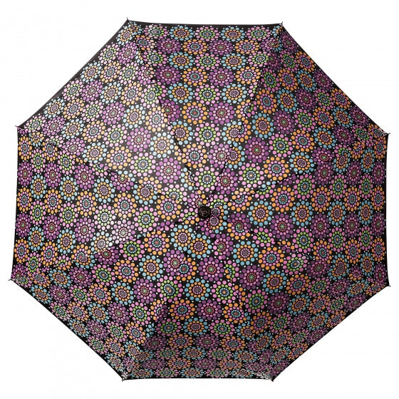 Impliva Paraplu Wetlook 102 cm polyester grijs/paars