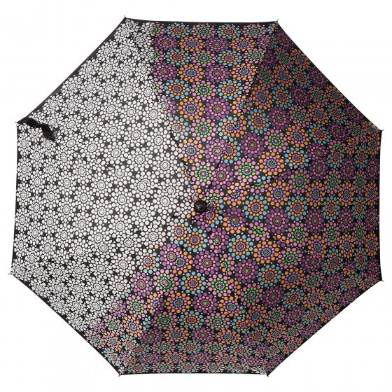 Impliva Paraplu Wetlook 102 cm polyester grijs/paars
