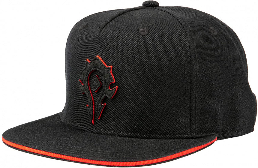 World of warcraft Snapback 15th Anniversary Horde zwart/rood