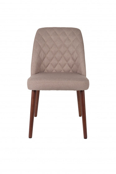 stoel Conway 48 x 56 x 85 cm hout/polyester beige
