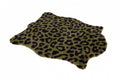 vloerkleed panter 41 x 33 cm polyester groen