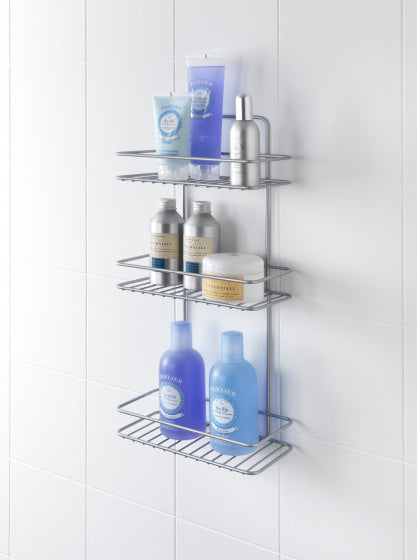 Metaltex reflex doucherek 3 etages 23x13x57 cm zilver