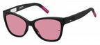 zonnebril 0026/S cat.3 cat-eye nylon zwart/roze