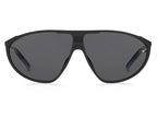 zonnebril 0027/S unisex cat.3 nylon zwart/grijs