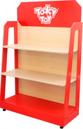 Tooky toy Kast junior 95 x 40 x 134 cm hout rood