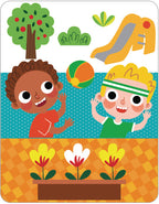 Tooky toy A Wonderful Day Educatief Houten Magneetbord 108-delig