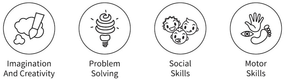 Tooky toy Getallenpuzzel Educatief Houten Speelgoed 20-delig