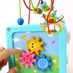 Tooky toy Houten Activiteitenkubus 18 maanden 6-delig