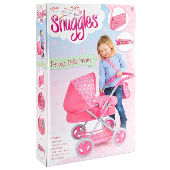 Snuggles poppenwagen Deluxe roze 66 x 47 x 40 cm