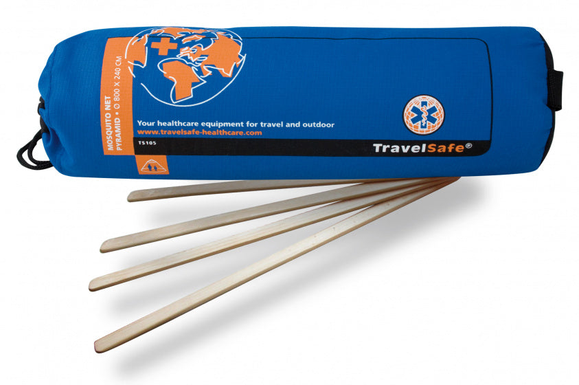 Travelsafe pyramid mosquitonet 1 pers. - pyramidestijl