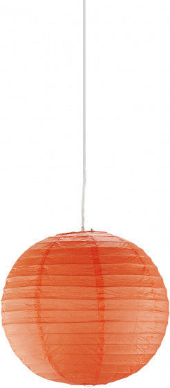 hanglamp Lampion 40 x 39 cm E27 papier 60W oranje