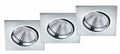 inbouwspots Pamirincl 8 cm led 5,5 watt chroom 3-delig