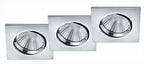 inbouwspots Pamirincl 8 cm led 5,5 watt chroom 3-delig