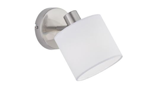opbouwspots Tommy 12 x 17 x 19 cm E14 nikkel 28W zilver