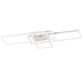 plafondlamp Tucson 104 x 42 cm led staal wit