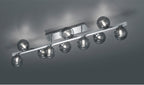 plafondlamp Alicia 100 cm staal chroom