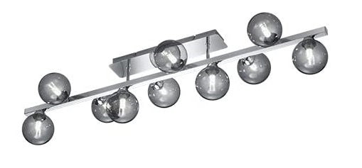 plafondlamp Alicia 100 cm staal chroom