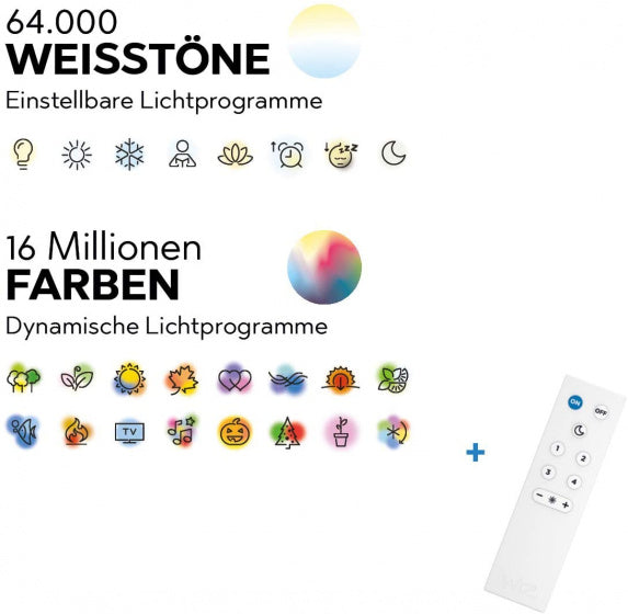 plafondlamp Diamo 60 cm led staal/textiel 3 kg wit 2-delig