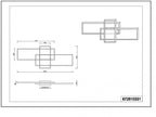 plafondlamp Tucson 104 x 42 cm led staal wit