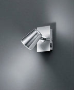 spot Narcosincl 12 cm 1 x led 6 watt staal chroom